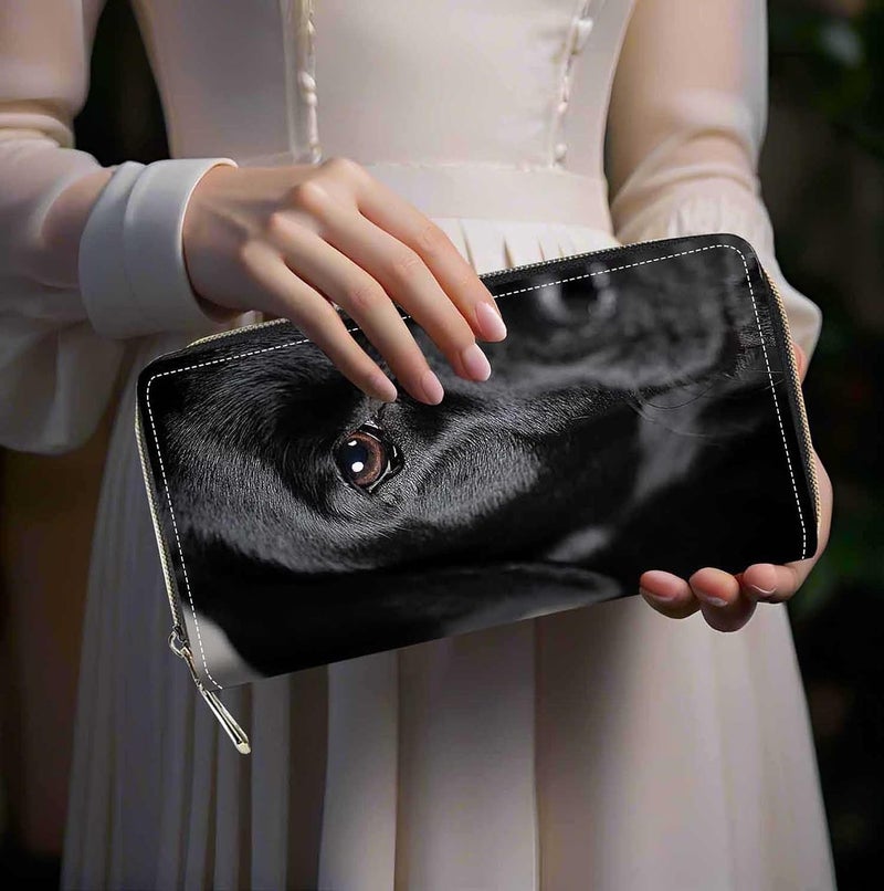 FQTBCEARI Hummingbird Flower Print Women Large Capacity Wallet PU Leather Zipper Clutch Purse for Smart Phone/Card/Coin/Cash - Image 5